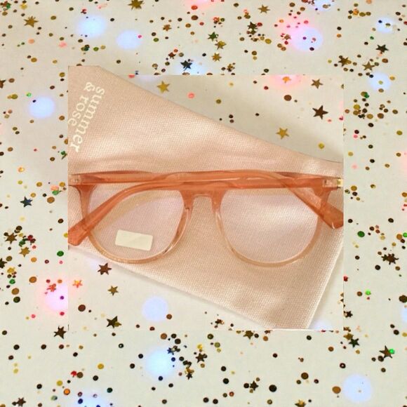 SUMMER & ROSE Zoey Recycled Blue Blockers Brand New With Tags MSRP $54 main image 9